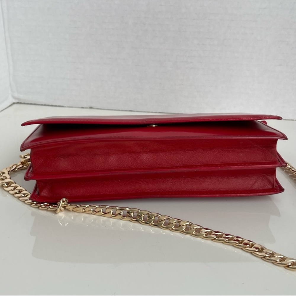 Loewe Red Leather Chain Wallet - Picture 8 of 16